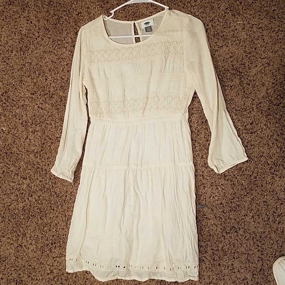 Old Navy Girls Dress cream size 14